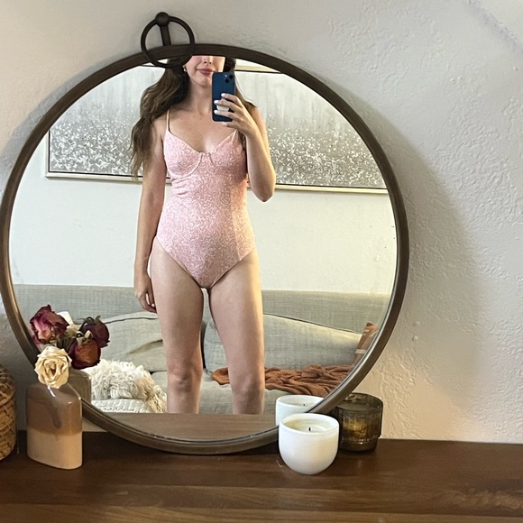 Onia Rosette White Chelsea One Piece Swimsuit - Picture 10 of 10